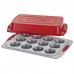 Cake Boss Deluxe Non-Stick 12 Cup Covered Muffin Pan BQSS1185